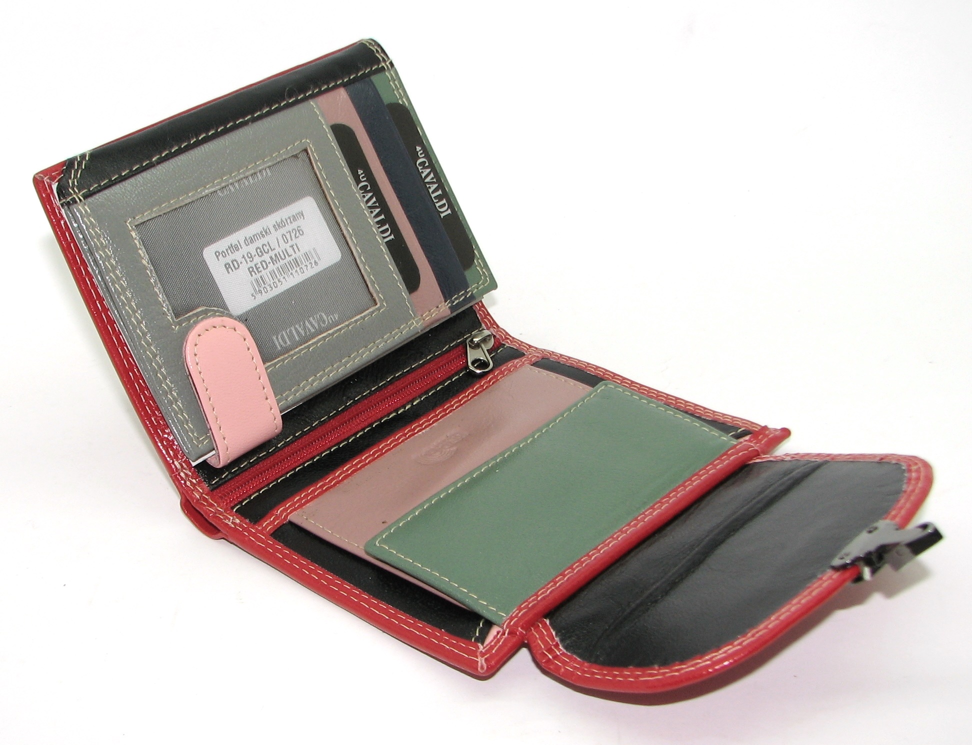 Кошелек женский Cavaldi RD-19-GCL RED-Multi Кошелек женский Cavaldi RD-19-GCL RED-Multi